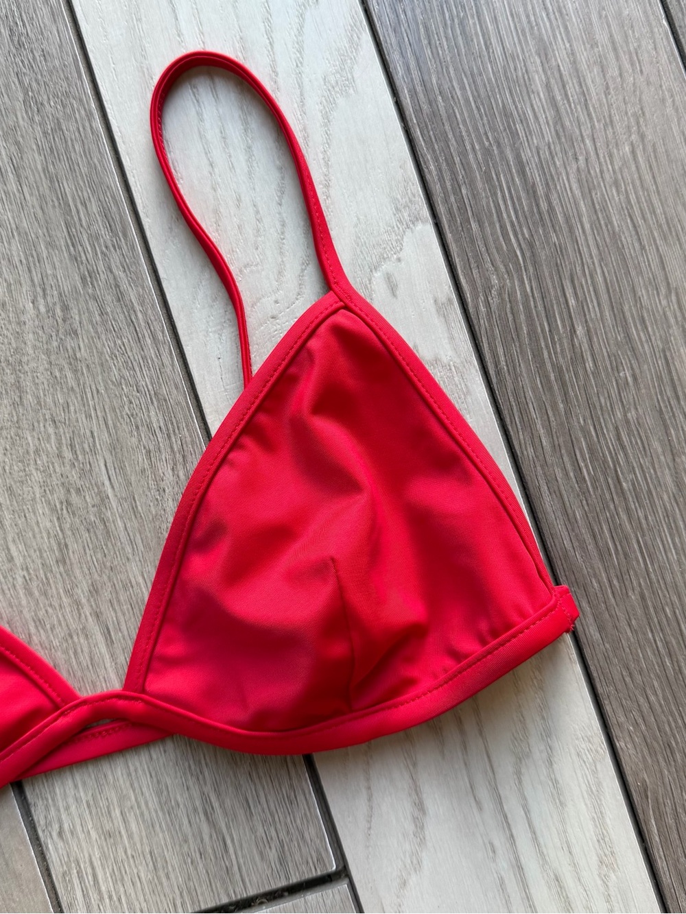 Nordstrom Burgundy Triangle Bikini Set — image 4 of 8